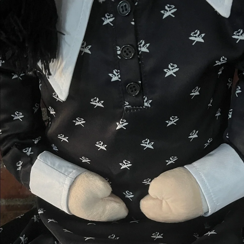 Wensday adams pottery, barn, plush doll